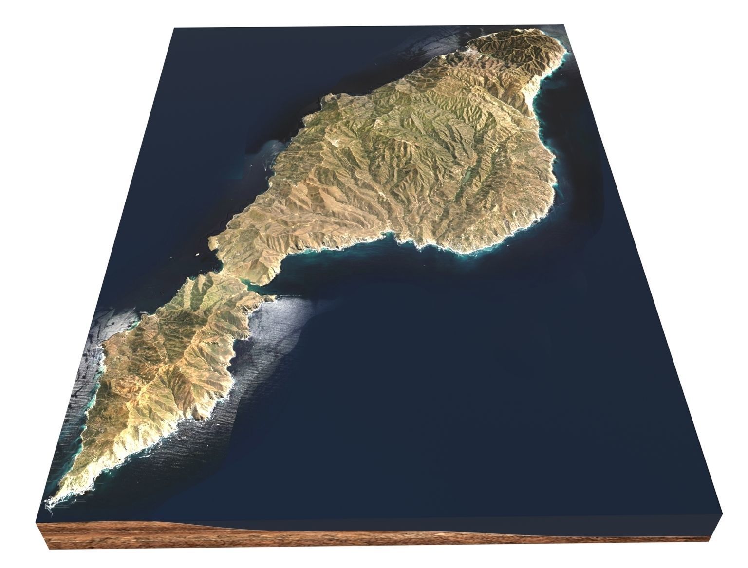 Santa Catalina Island  California USA 3D model_1