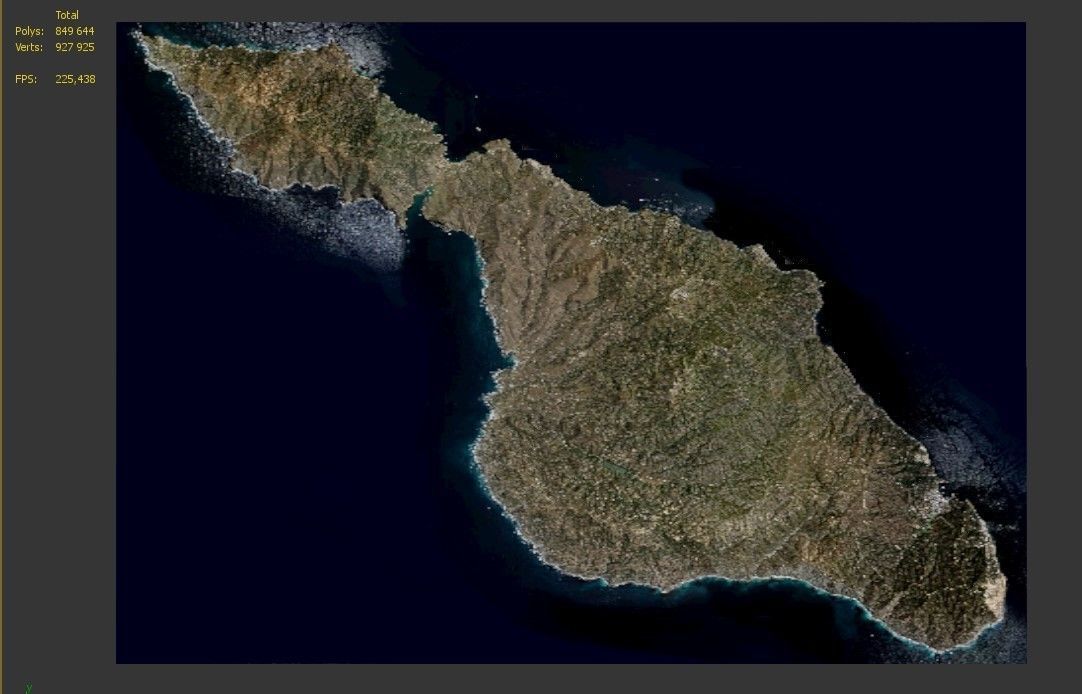 Santa Catalina Island  California USA 3D model_9