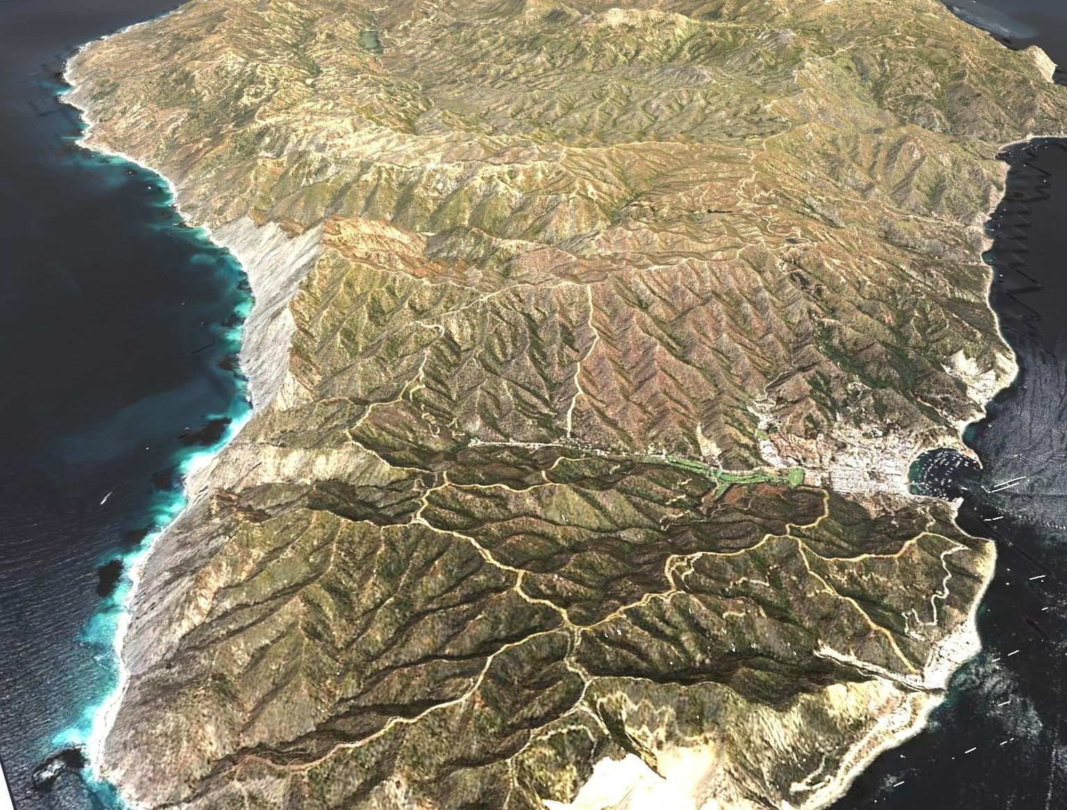 Santa Catalina Island  California USA 3D model_5