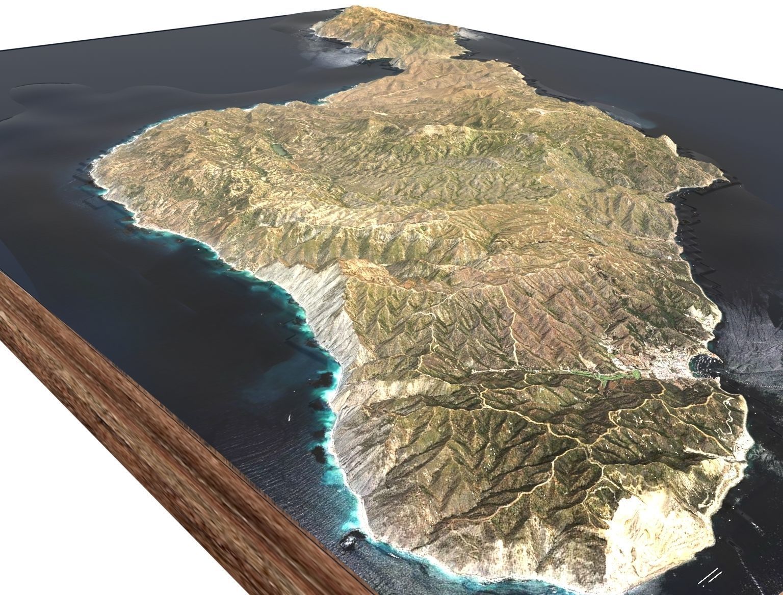 Santa Catalina Island  California USA 3D model_4