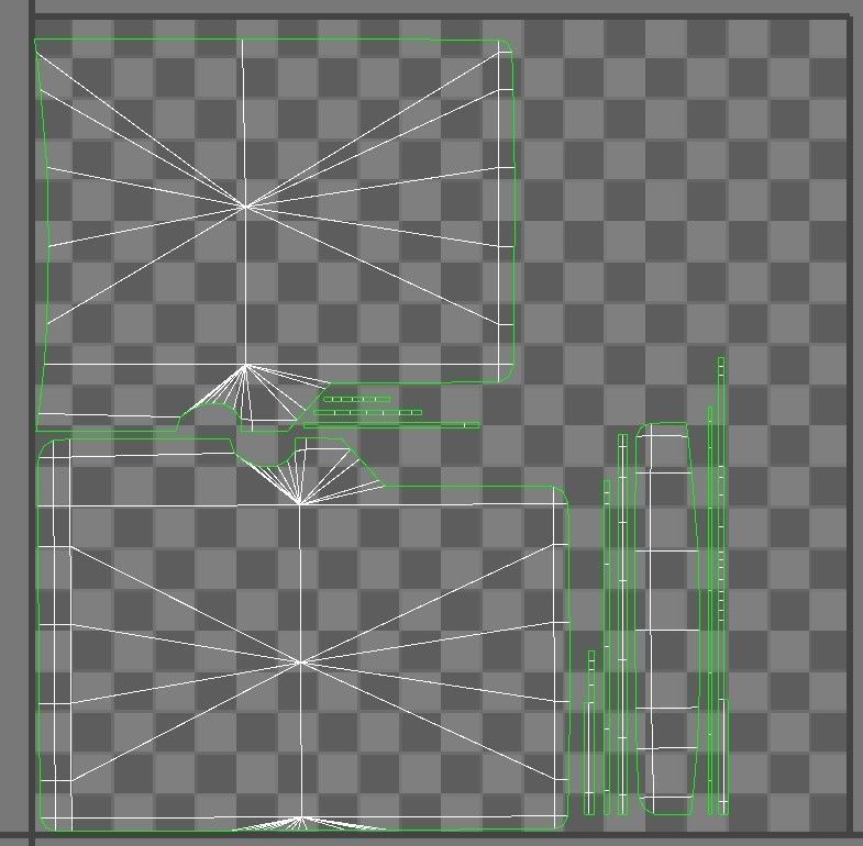 Micro SD Card Low-poly 3D model_7