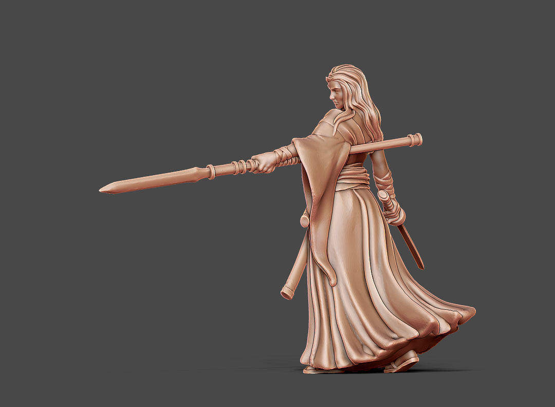 Ronin Bundle - 6 ronin 35mm scale 3D print model_31