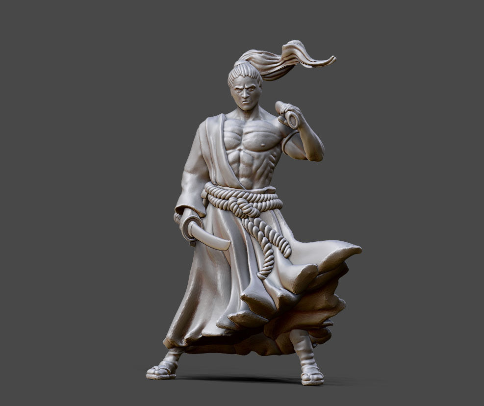 Ronin Bundle - 6 ronin 35mm scale 3D print model_19