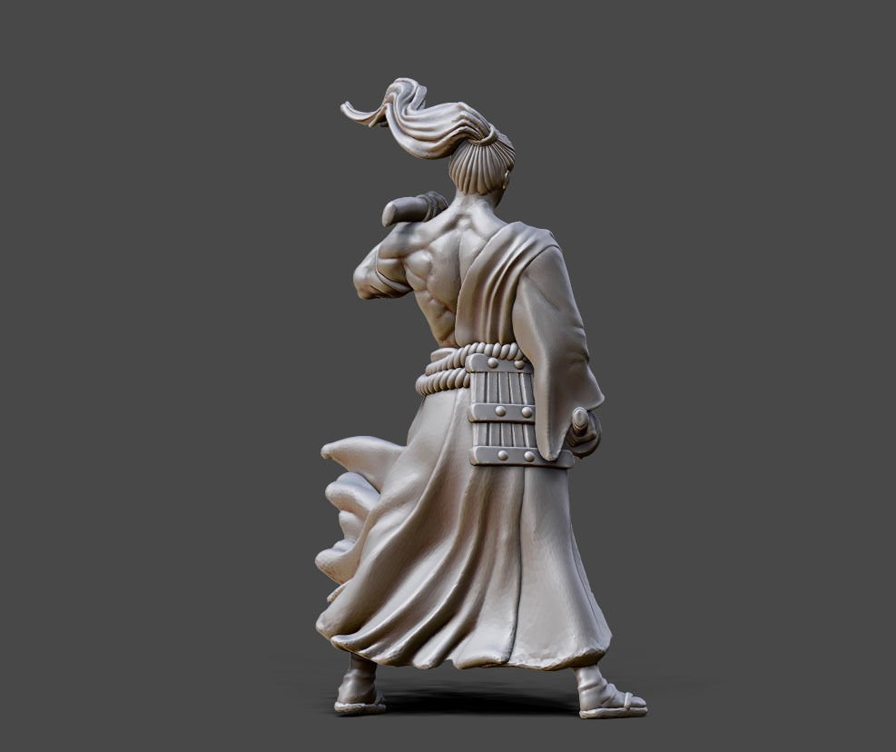 Ronin Bundle - 6 ronin 35mm scale 3D print model_17