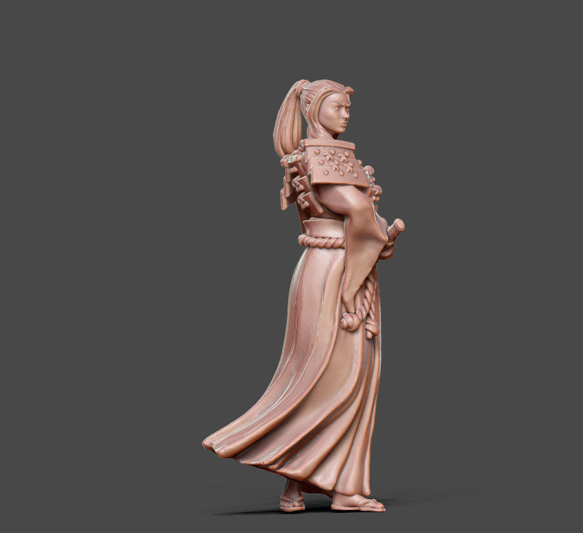 Ronin Bundle - 6 ronin 35mm scale 3D print model_55