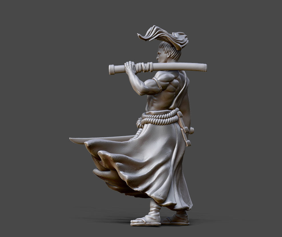 Ronin Bundle - 6 ronin 35mm scale 3D print model_18
