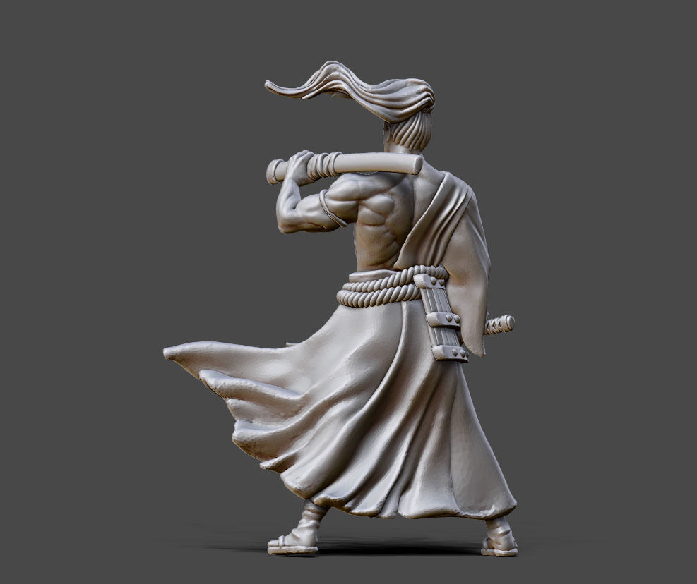 Ronin Bundle - 6 ronin 35mm scale 3D print model_21