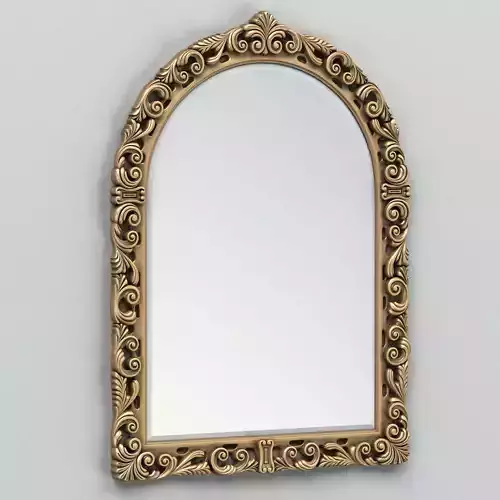 Rectangle mirror frame 009 3D model