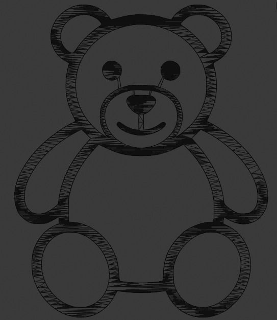 Bear food model 3D Print 3D print model_7