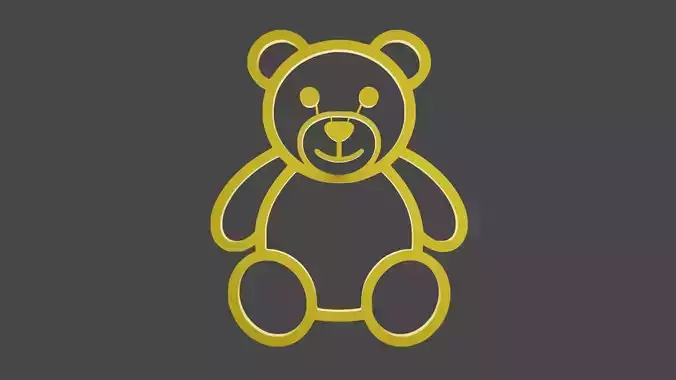 Bear food model 3D Print