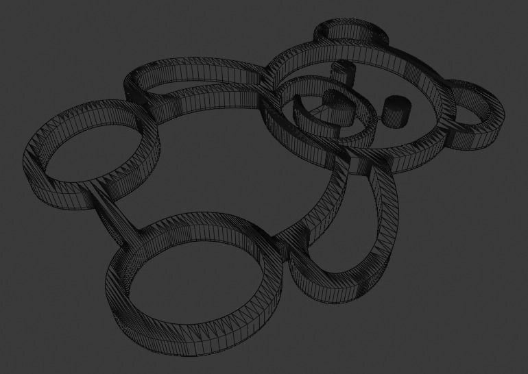 Bear food model 3D Print 3D print model_9