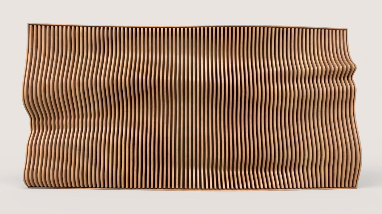 Parametric Wall 05 3D model_2