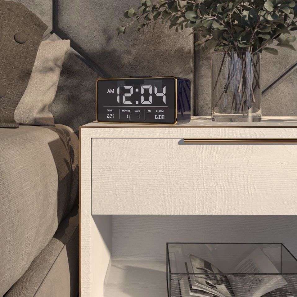 smart table clock 3D model_2