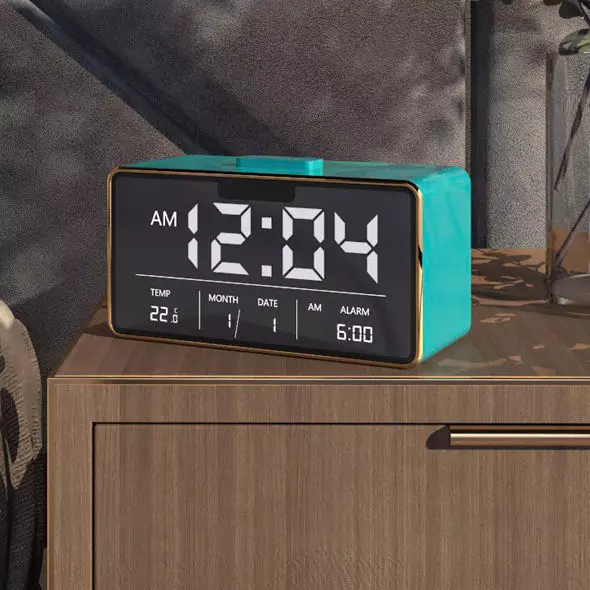 smart table clock 3D model_0