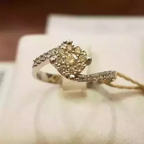 Solitaire  Round diamond Anello solitario Sl62 3D print model