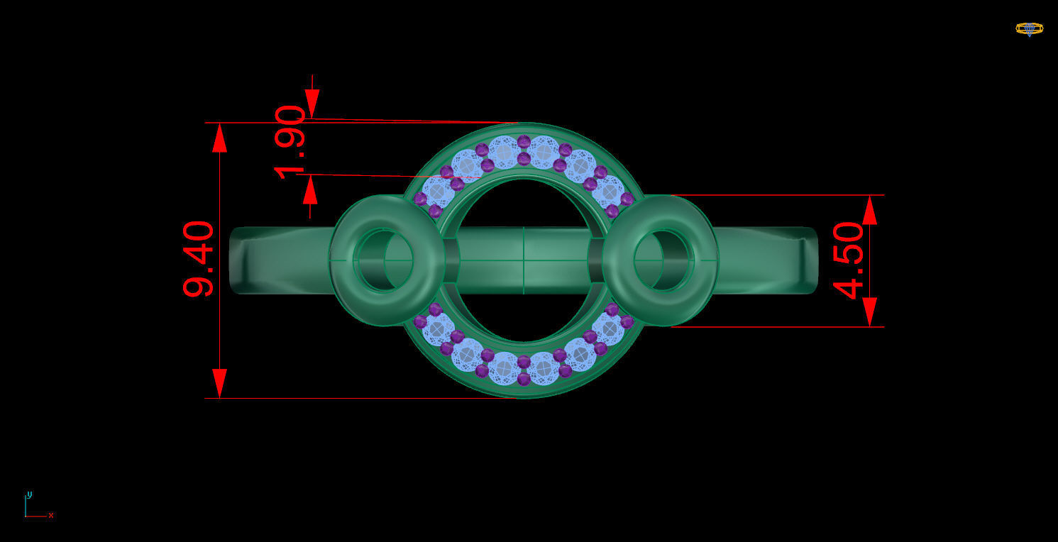 Ring 108 3D print model_7