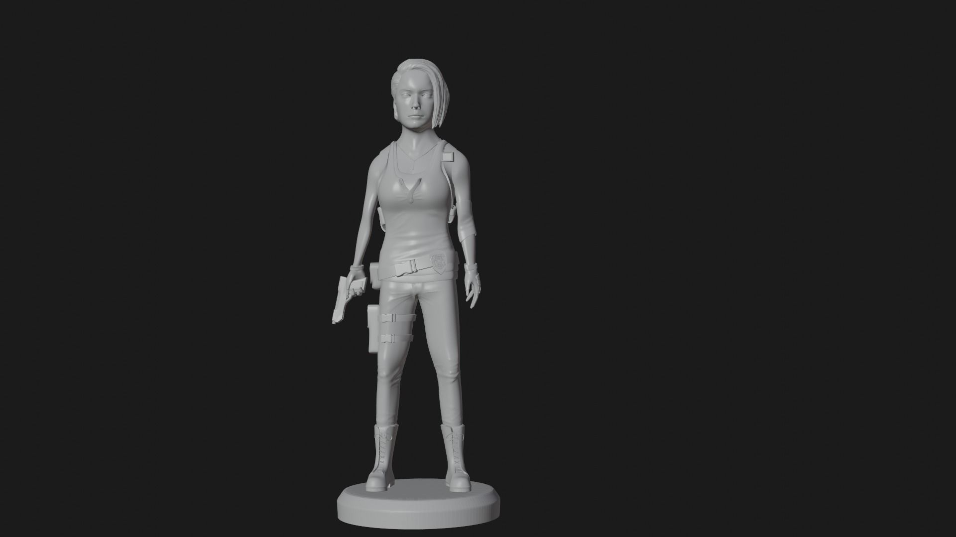 Jill Valentine Resident Evil 3 3D print model_8