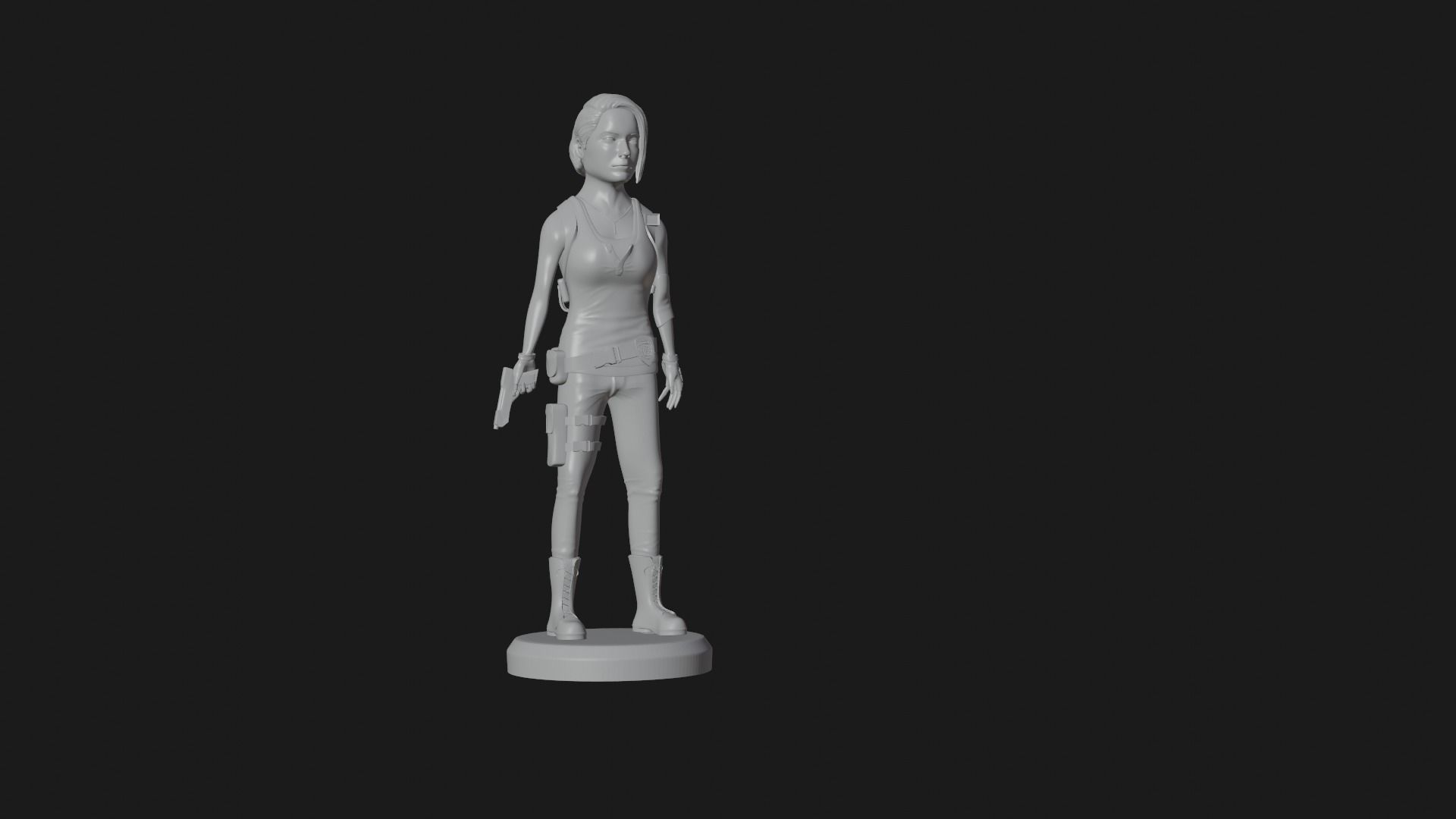 Jill Valentine Resident Evil 3 3D print model_12