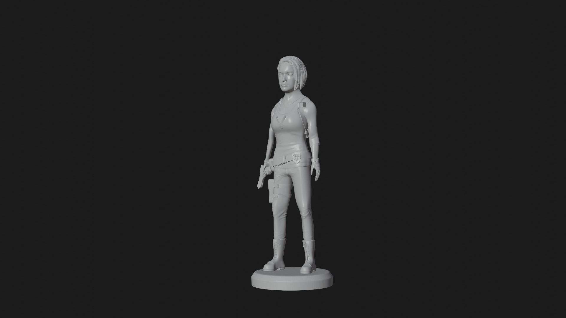 Jill Valentine Resident Evil 3 3D print model_5