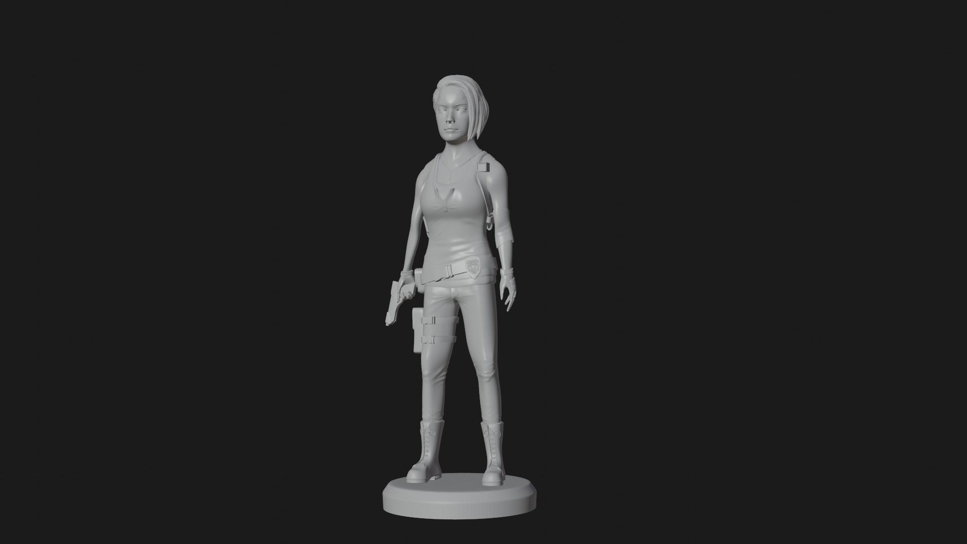 Jill Valentine Resident Evil 3 3D print model_6