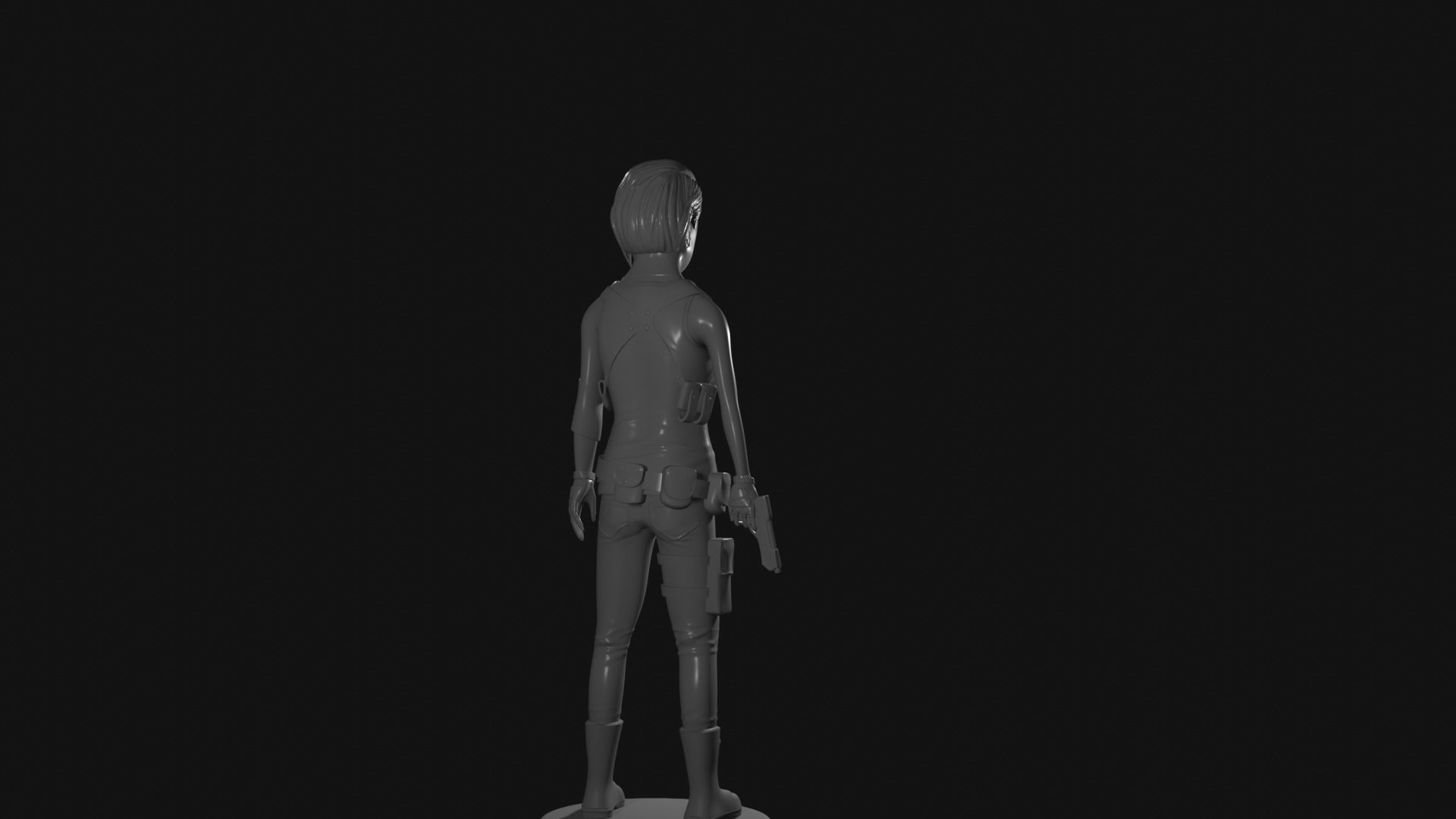 Jill Valentine Resident Evil 3 3D print model_4