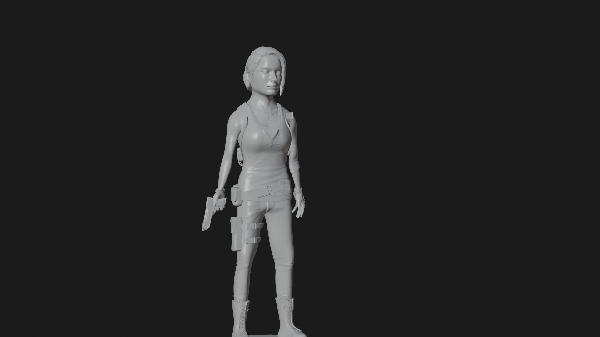 Jill Valentine Resident Evil 3 3D print model_10