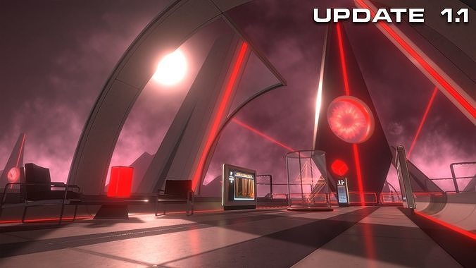 3D Showroom Level Kit Vol 12 Low-poly 3D model 7