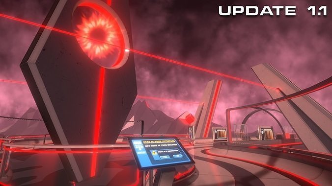 3D Showroom Level Kit Vol 12 Low-poly 3D model 2