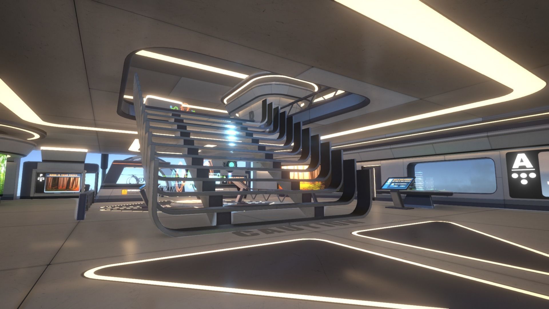 3D Showroom Level Kit Vol 12 Low-poly 3D model_16