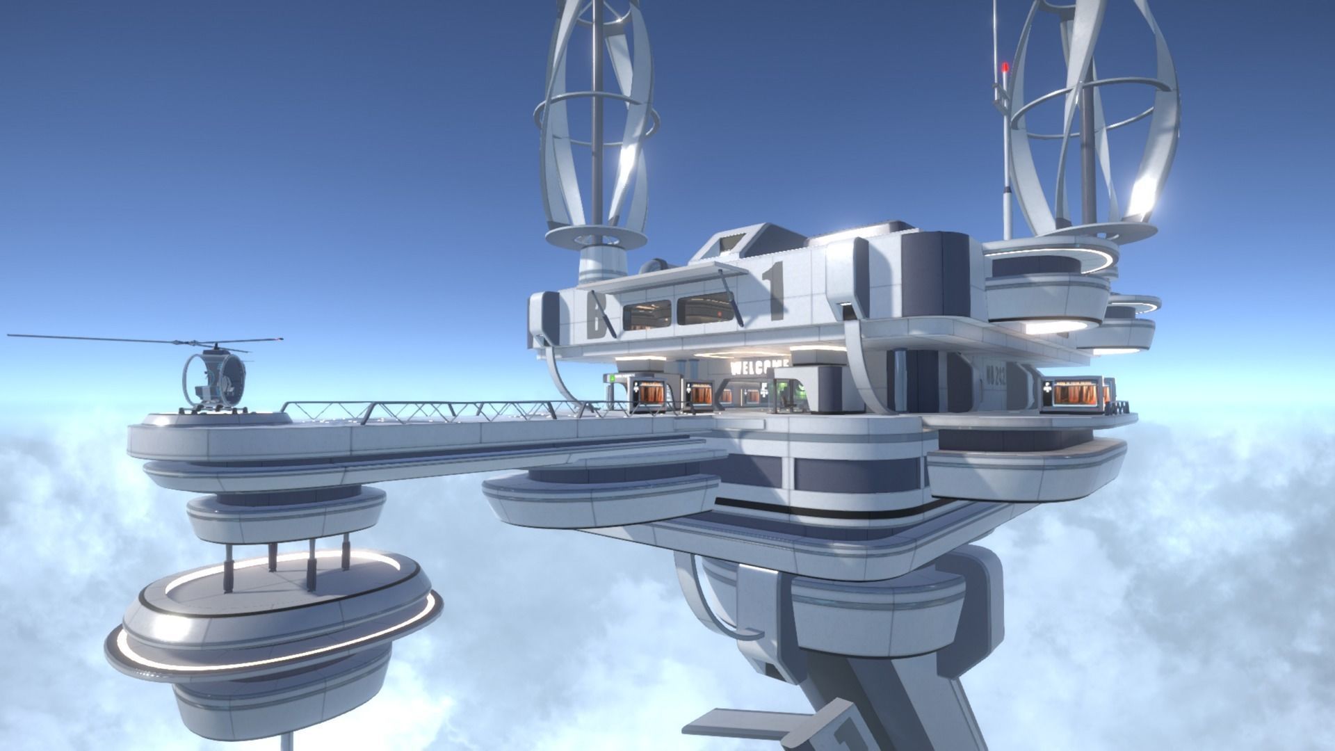 3D Showroom Level Kit Vol 12 Low-poly 3D model_4