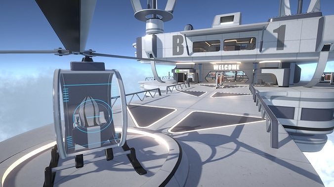 3D Showroom Level Kit Vol 12 Low-poly 3D model 6