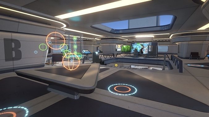 3D Showroom Level Kit Vol 12 Low-poly 3D model 3