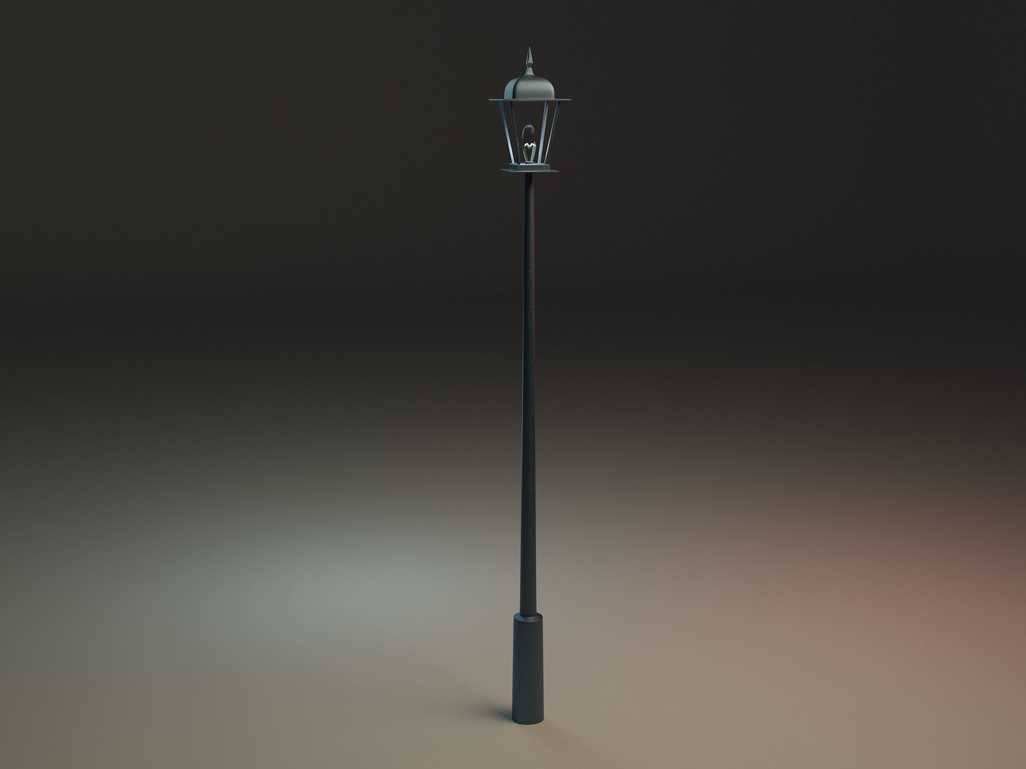 Street Lamp 3D model_1