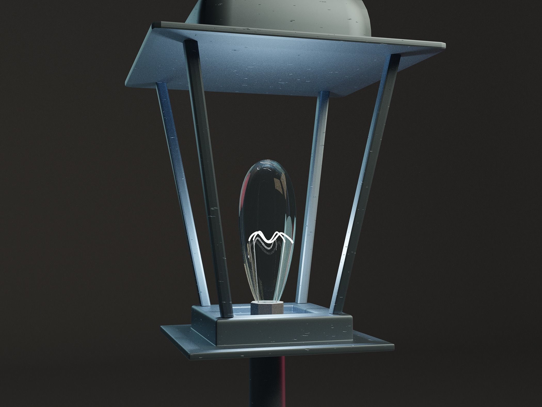 Street Lamp 3D model_2