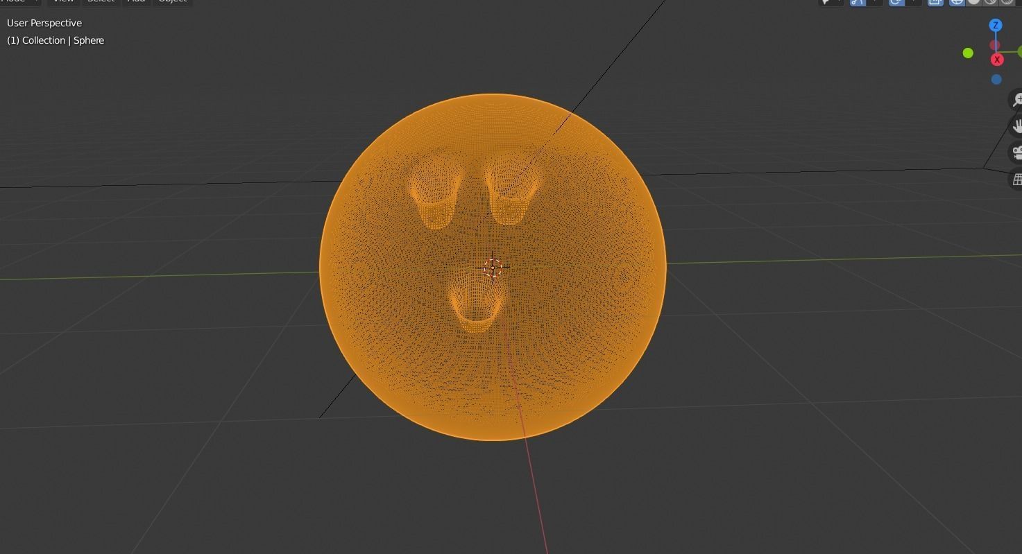 Bowling Ball Flubber 3D model_3
