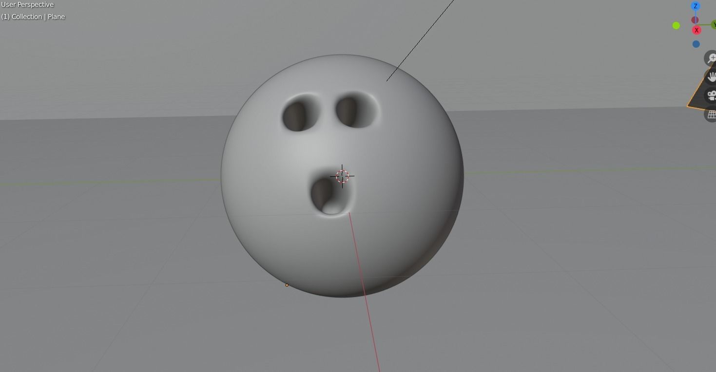 Bowling Ball Flubber 3D model_4