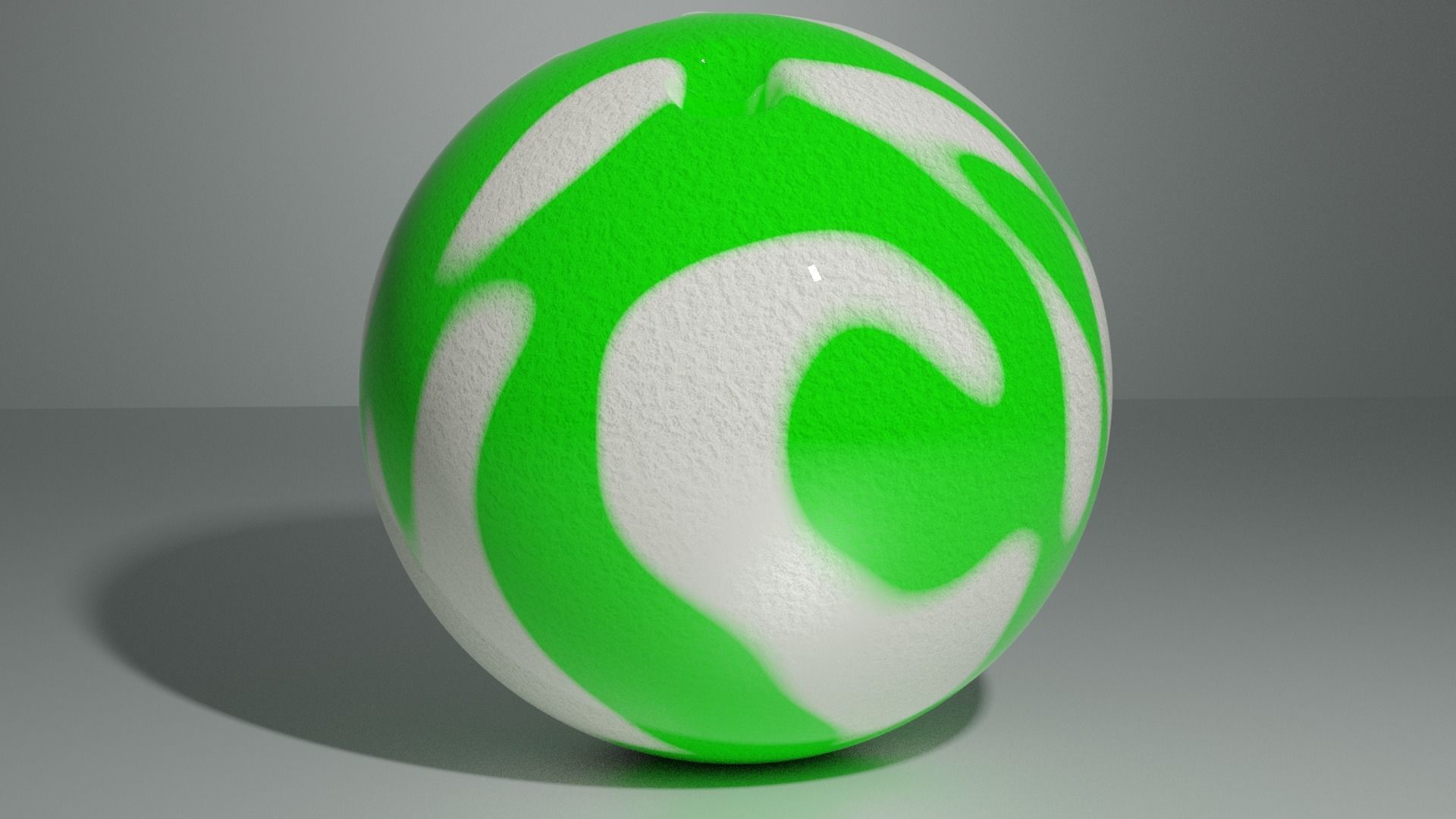 Bowling Ball Flubber 3D model_2