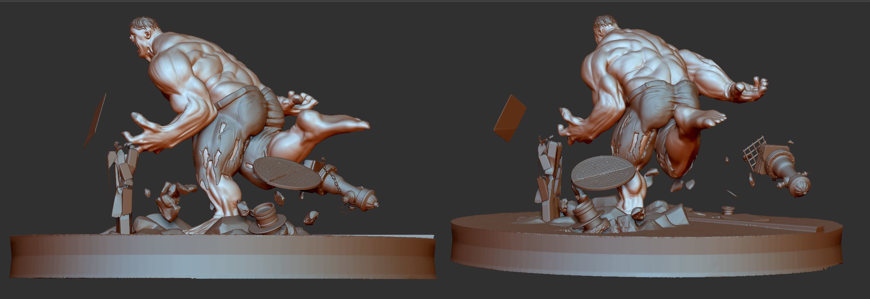 Incredible Hulk 3D print model_6