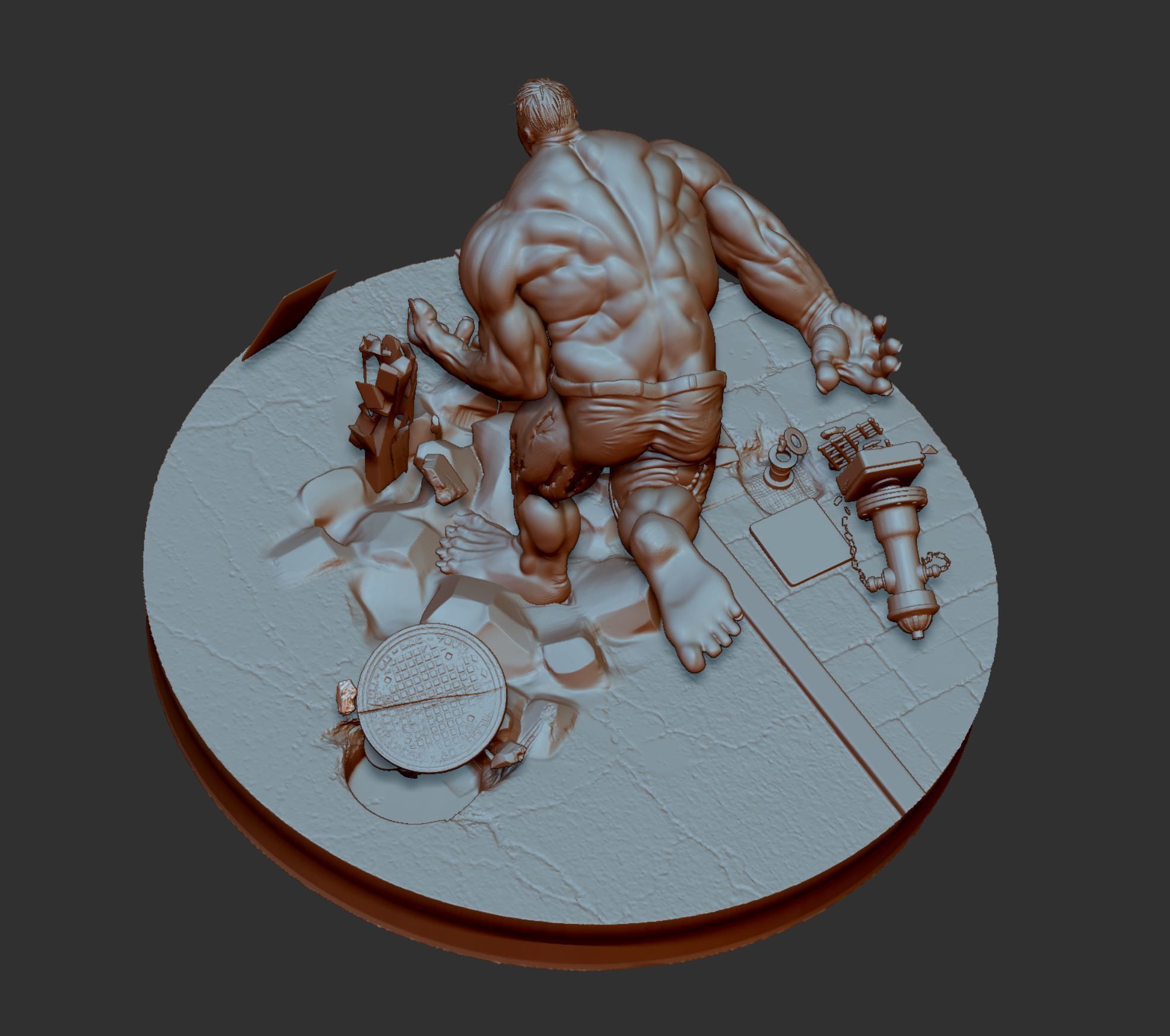 Incredible Hulk 3D print model_8