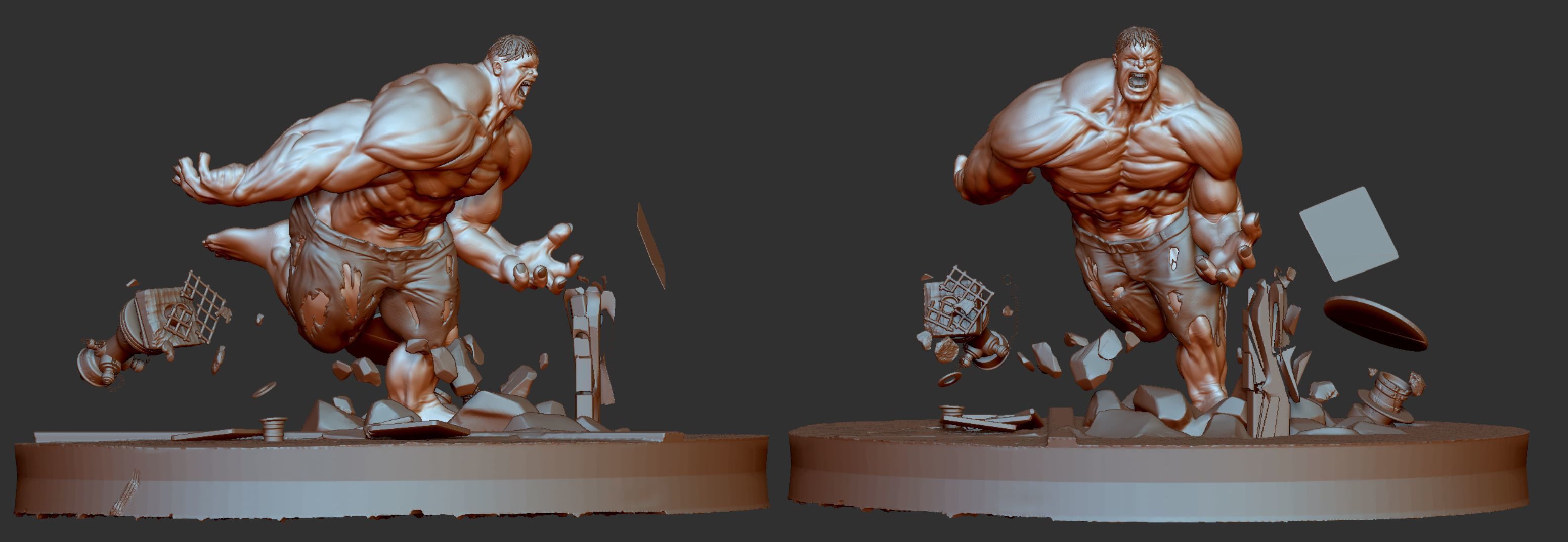 Incredible Hulk 3D print model_5