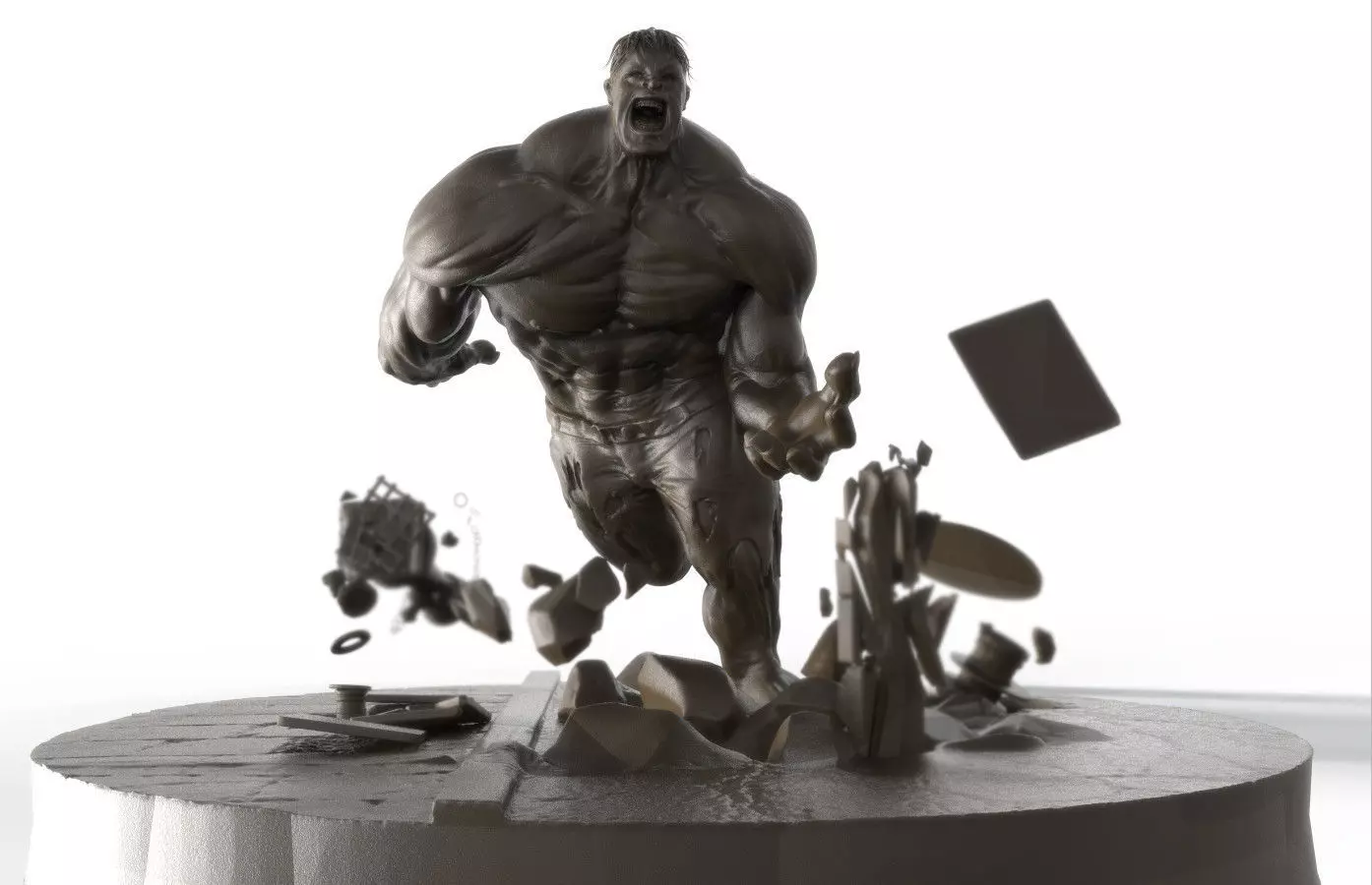 Incredible Hulk 3D print model_0