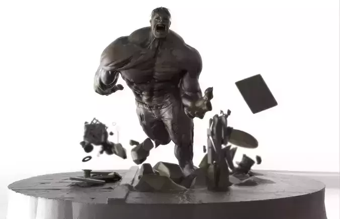 Incredible Hulk 3D print model