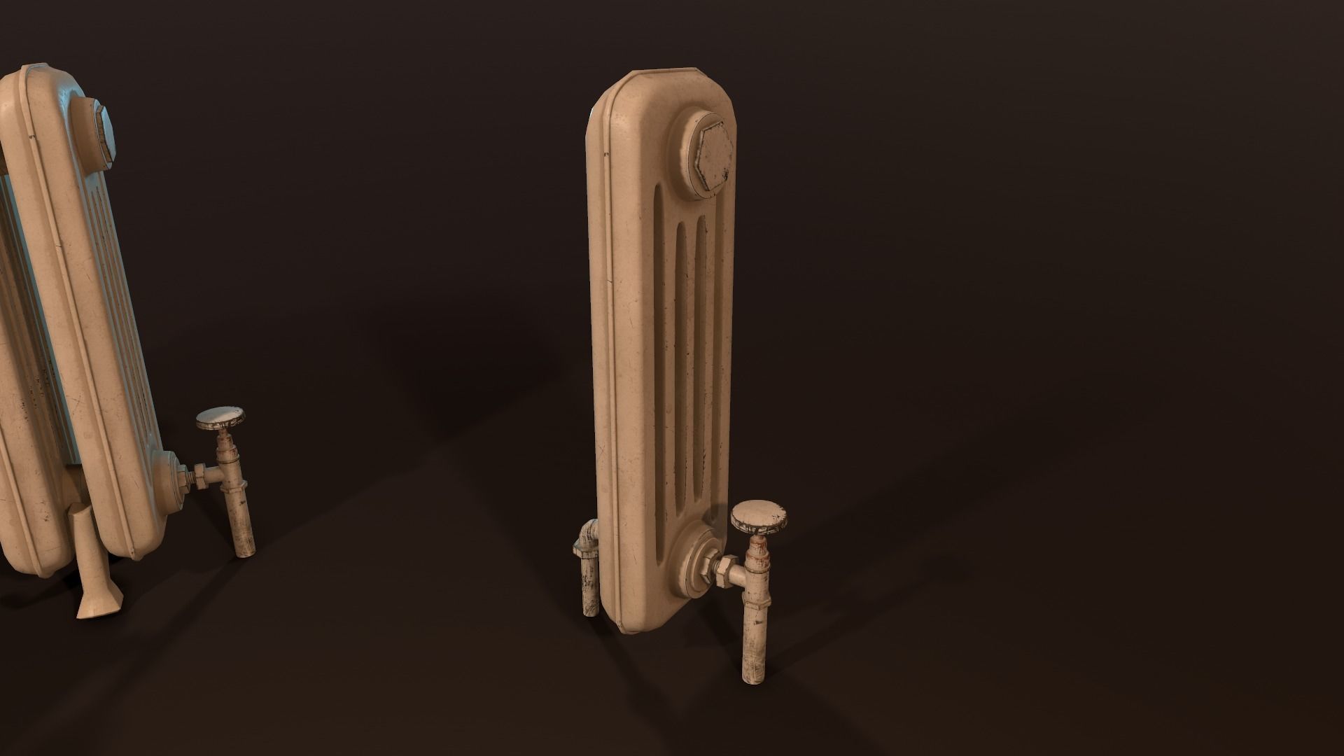 Old Radiator - PBR Model Low-poly 3D model_7