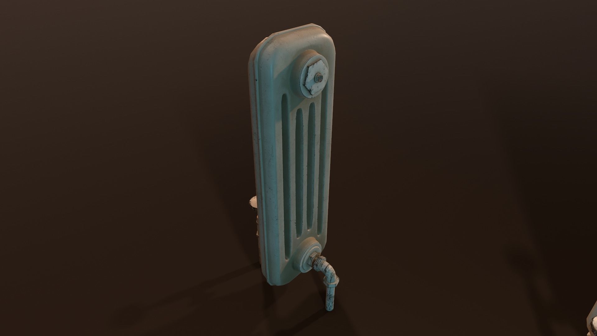Old Radiator - PBR Model Low-poly 3D model_6
