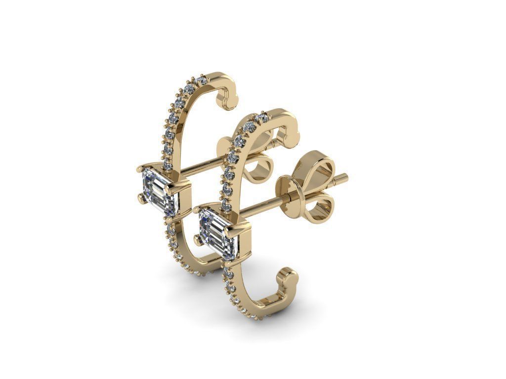 Jewelry Earrings 3D print model_2