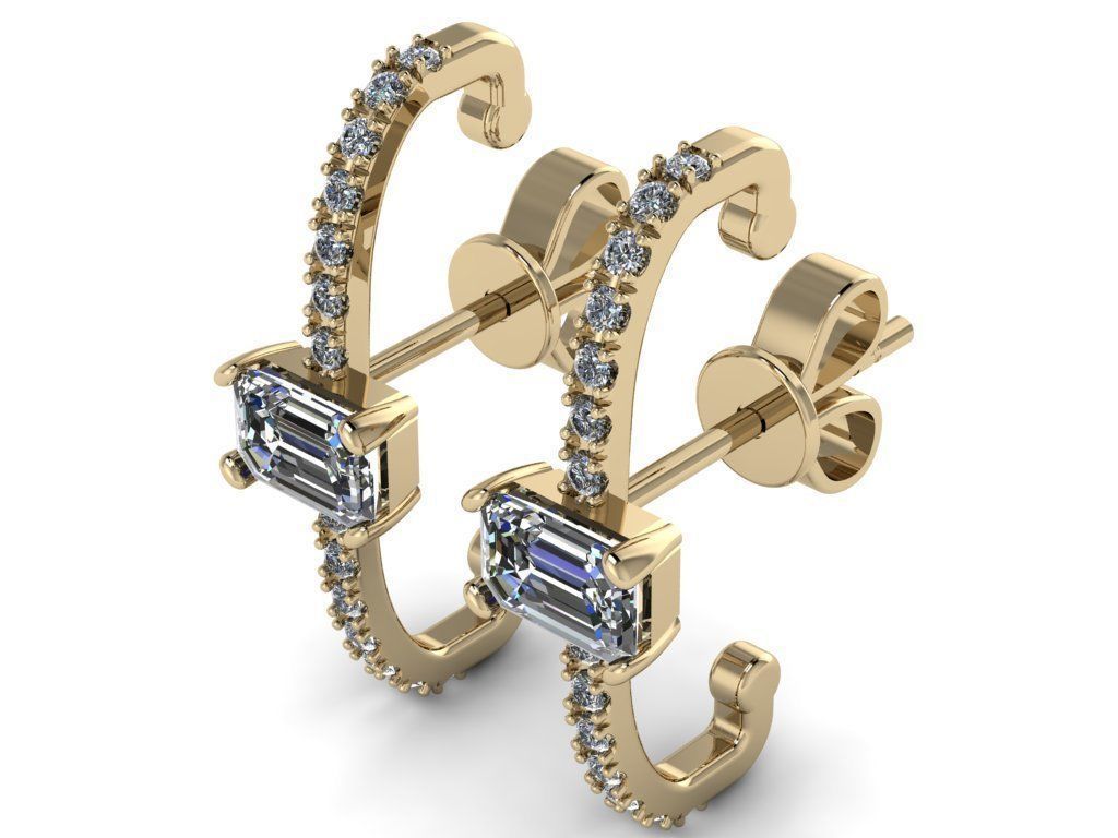 Jewelry Earrings 3D print model_5