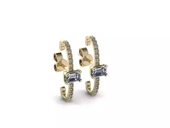 Jewelry Earrings 3D print model