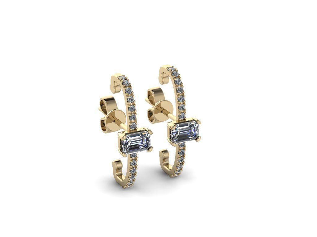 Jewelry Earrings 3D print model_8