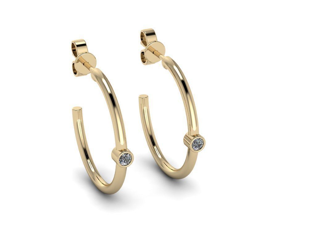 Jewelry Earrings 3D print model_3