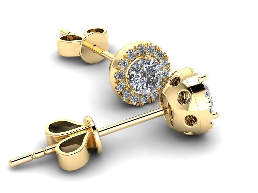 Jewelry Earrings 001 3D print model_8